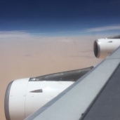 Over the Sahara ...